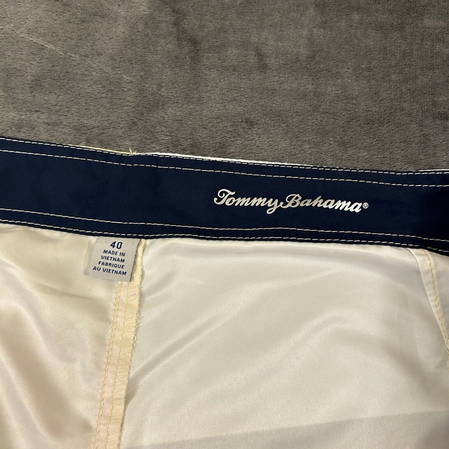 Tommy Bahama Board Shorts Mens 40" Yellow Blue Molokai Sunset Break Swim NEW