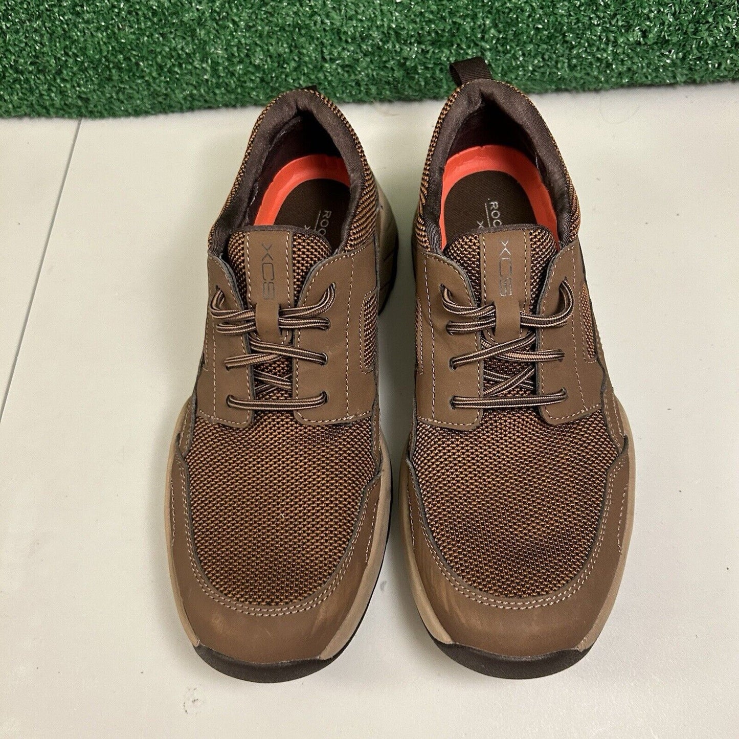 Rockport XCS Spruce 2 Mens 7.5 Brown Shoes Sneakers Walking Comfort Casual New