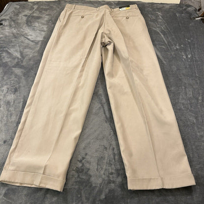 Greg Norman Dress Pants Mens 36x30" Brown Slacks Straight Golf Work Casual NEW