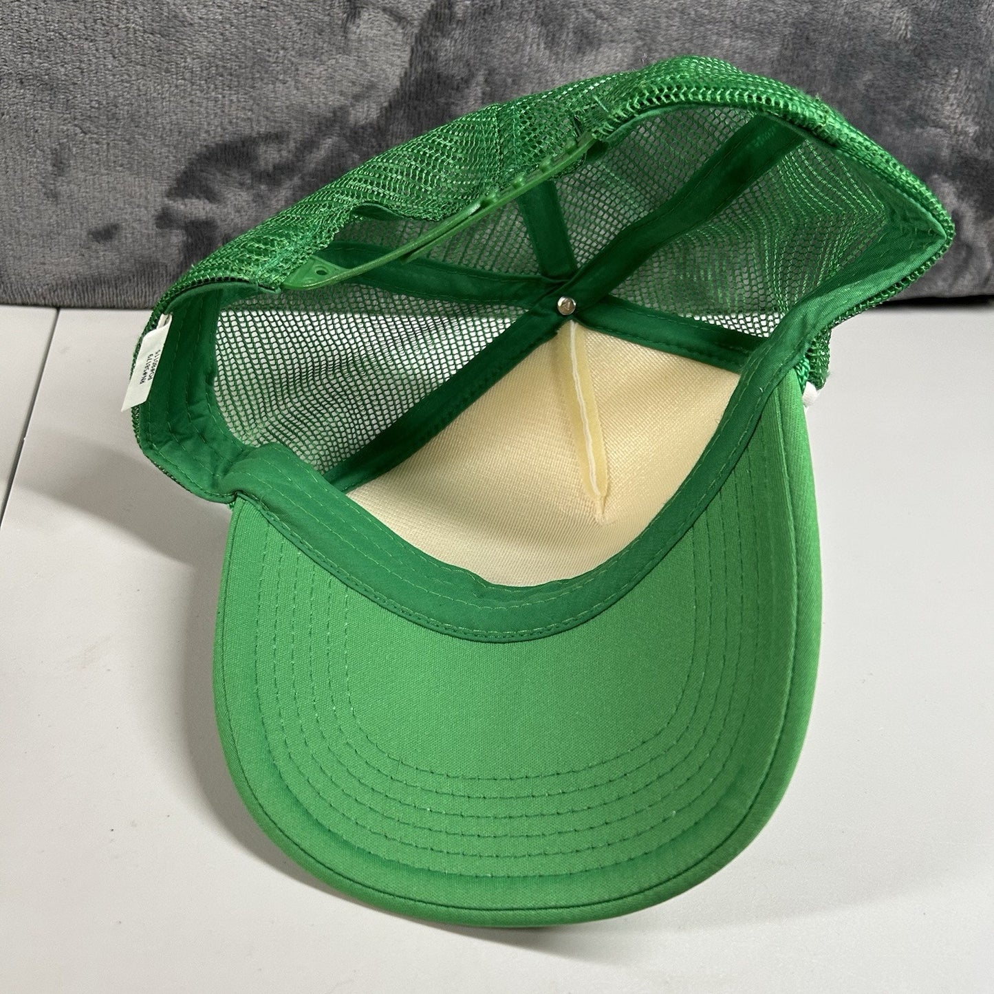 Crown Royal Regal Apple Trucker Hat Cap Mens Snapback Green White Y2K Foam Rope