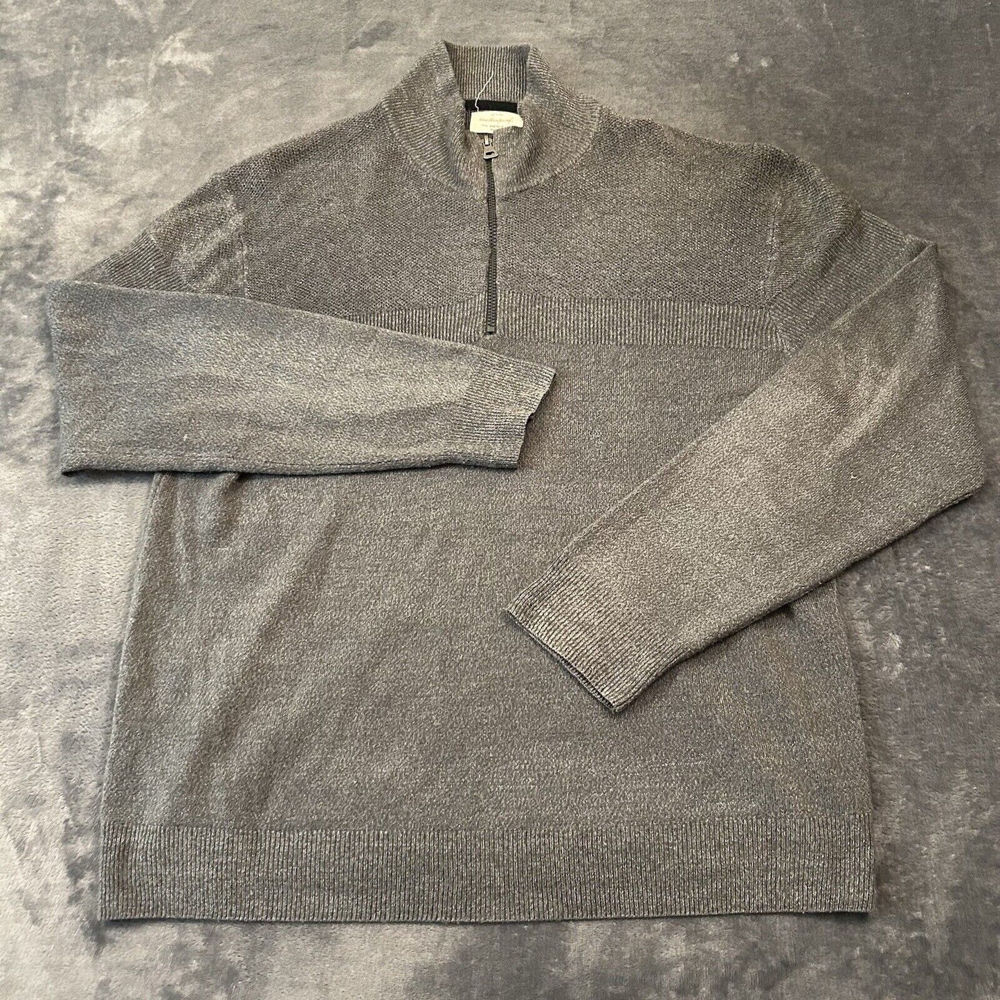 Weatherproof Vintage Sweater Mens Extra Large Gray Acrylic Pullover Sweatshirt