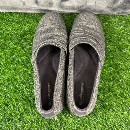 Grasshoppers Shoes Womens 8.5 Gray Damen Lacuna Slip On Loafer Keds EF60543