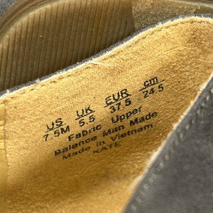 Naturalizer Kate Flats Womens 7.5 M Gray / Light Blue Shoe Loafer Slip On Casual