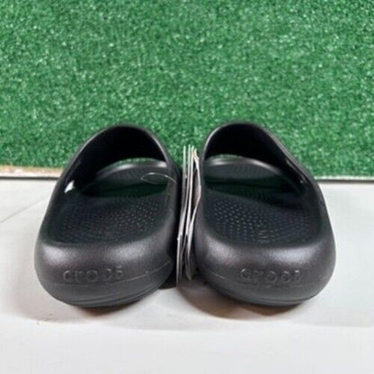Crocs Mellow Recovery Slide Sandals Comfort Lightweight Black Womens 8 New