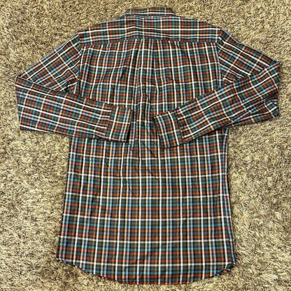Bobby Jones Shirt Mens Large Multicolor Plaid Button Up Long Sleeve Casual