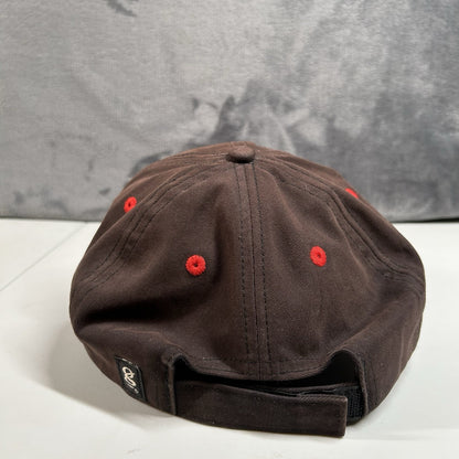 St Johns Hockey Hat Cap Mens Strap Back Brown Red College University Adjustable