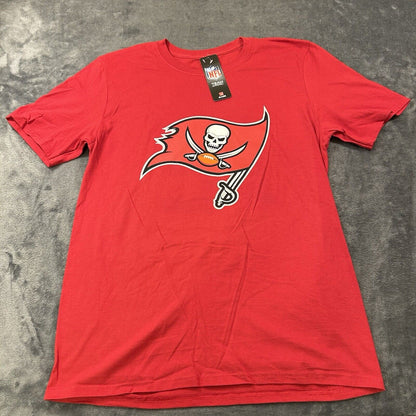 Tampa Bay Buccaneers Shirt LOT Mens Medium Gray Red Short Sleeve NFL Brady NEW