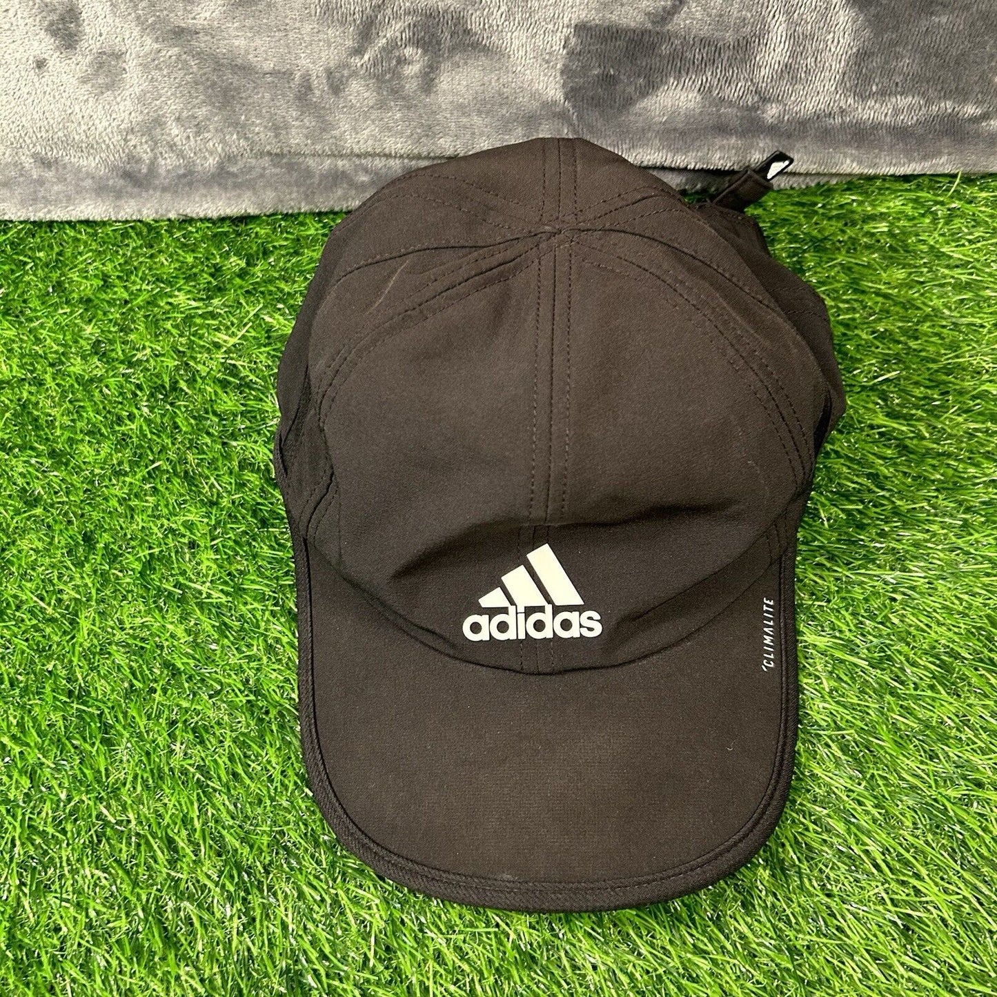 Adidas Aeroready Hat Cap Adult Black White Strapback Lightweight Athletic Run