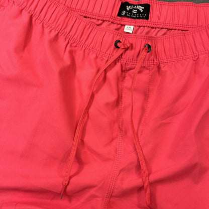 Billabong Board Shorts Men XXL 2XL 36" Red Drawstring Hybrid Swim Recycler NEW