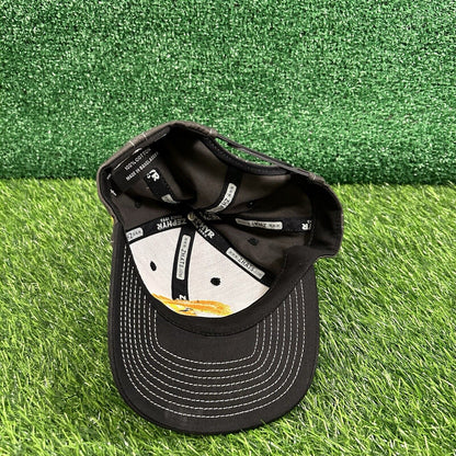 Iowa Hawkeyes Hat Cap Mens Black Gray Strapback College Zephyr Embroidered