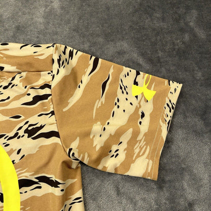 Under Armour Marvel Shirt Mens Medium Brown Black Camo Compression Heatgear Gym