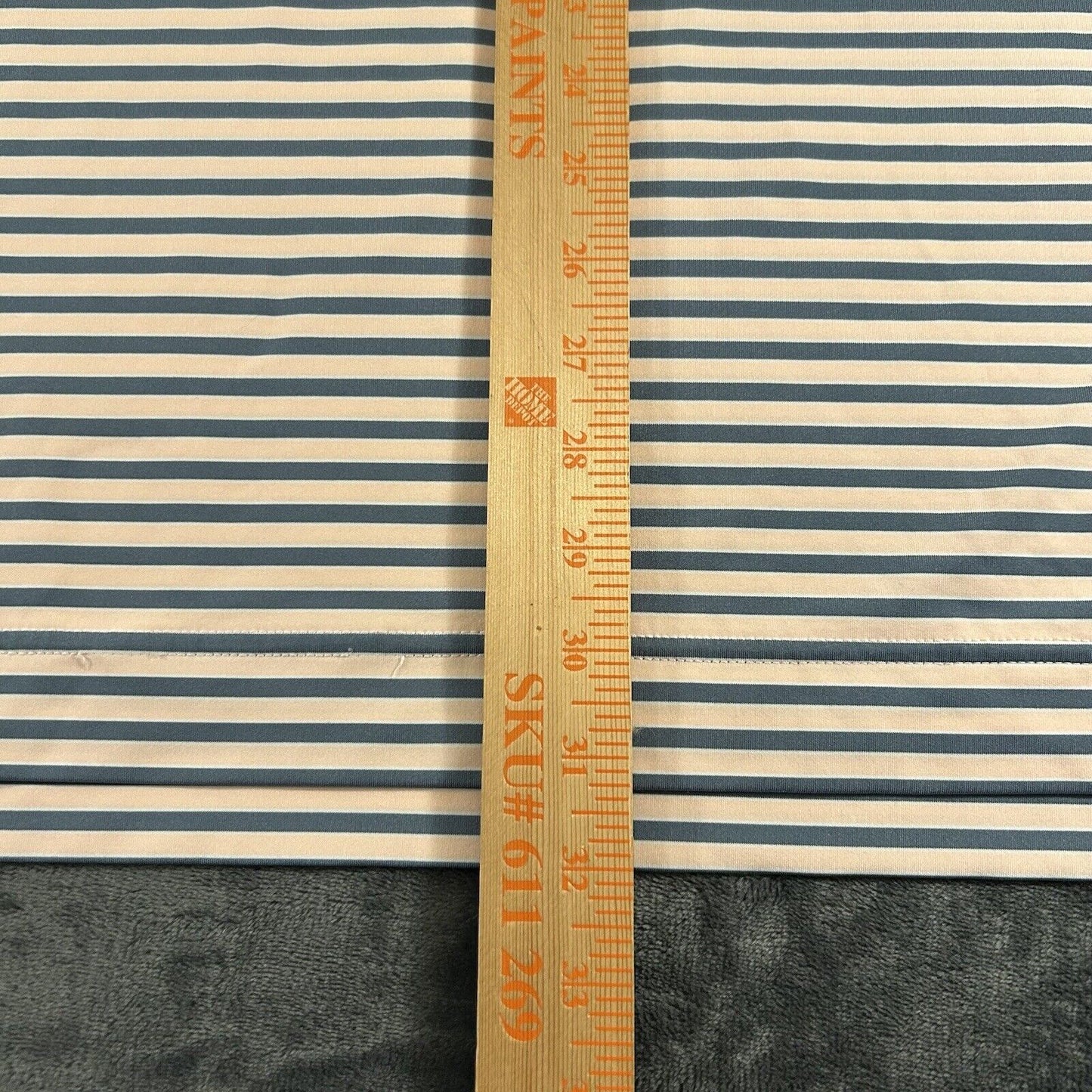 FootJoy Polo Shirt Mens Extra Large Gray Pink Striped Short Sleeve Casual Golf