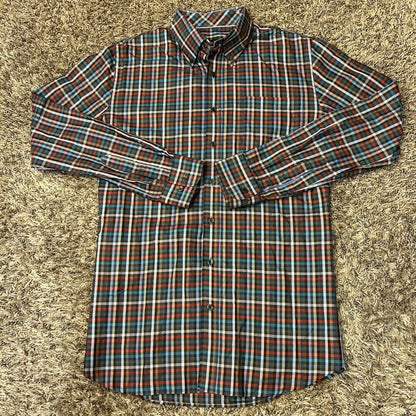 Bobby Jones Shirt Mens Large Multicolor Plaid Button Up Long Sleeve Casual