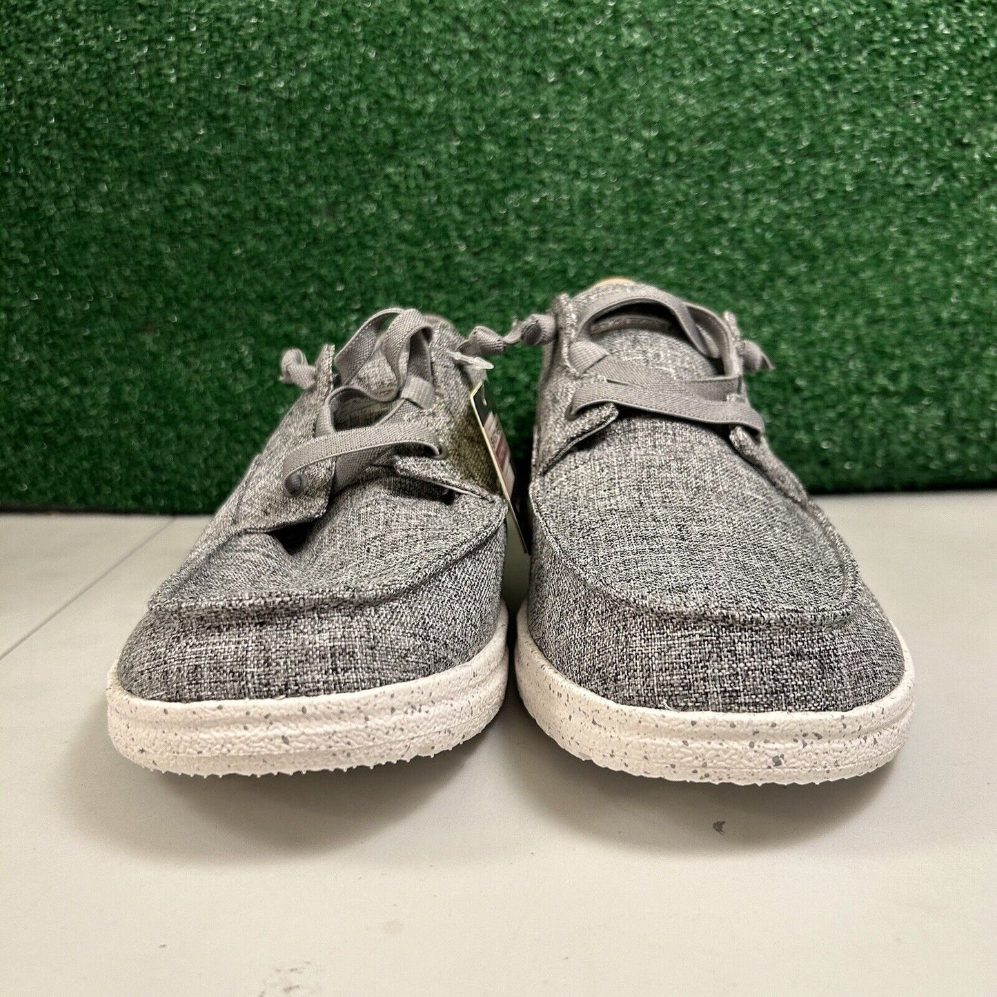 Skechers Melson Planon Mens 9 Gray Shoes Loafers Walking Comfort Slip On NEW