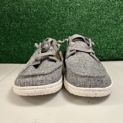 Skechers Melson Planon Mens 9 Gray Shoes Loafers Walking Comfort Slip On NEW