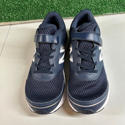 New Balance 680v6 Hook & Loop Navy Blue Running Athletic Shoes Sneakers Kids 6.5