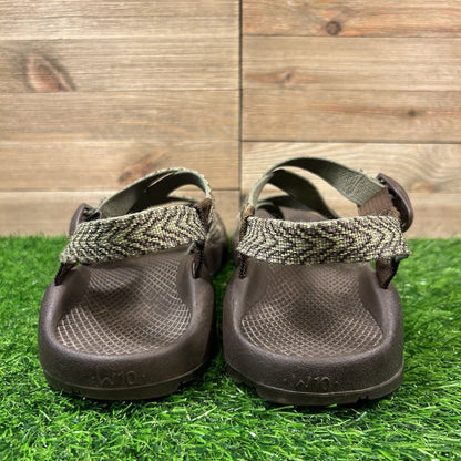 Chaco Zcloud 2 Sandals Womens 10 Green Brown Strappy Comfort Hiking Outdoor