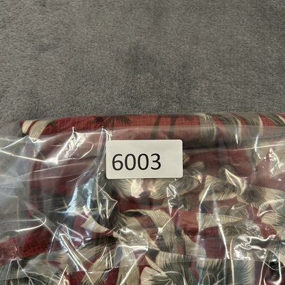 Campia Hawaiian Shirt Mens Medium Red Floral Button Up Short Sleeve Rayon Beach