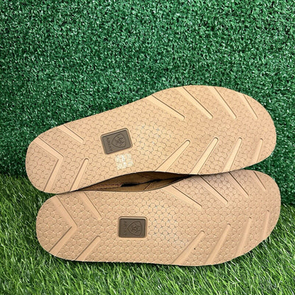 Ariat Bit Cruiser Loafers Womens 8.5 B Brown Leather Suede Shoes Slip On Comfort