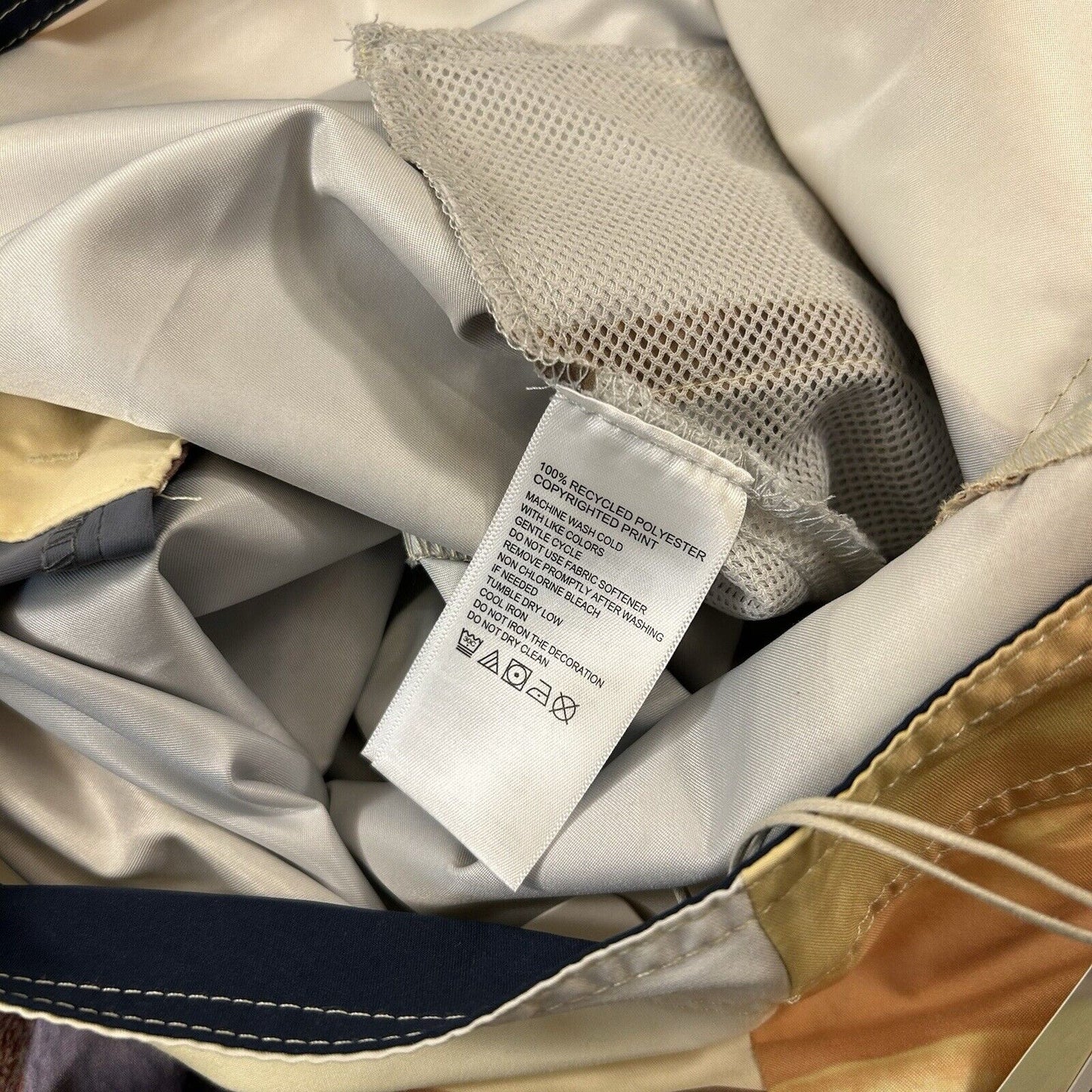 Tommy Bahama Board Shorts Mens 32" Yellow Blue Molokai Sunset Break Swim NEW