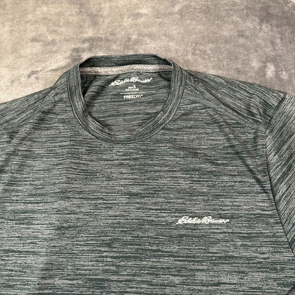 Eddie Bauer Freedry Shirt Mens Small Green Long Sleeve Athletic Running Casual