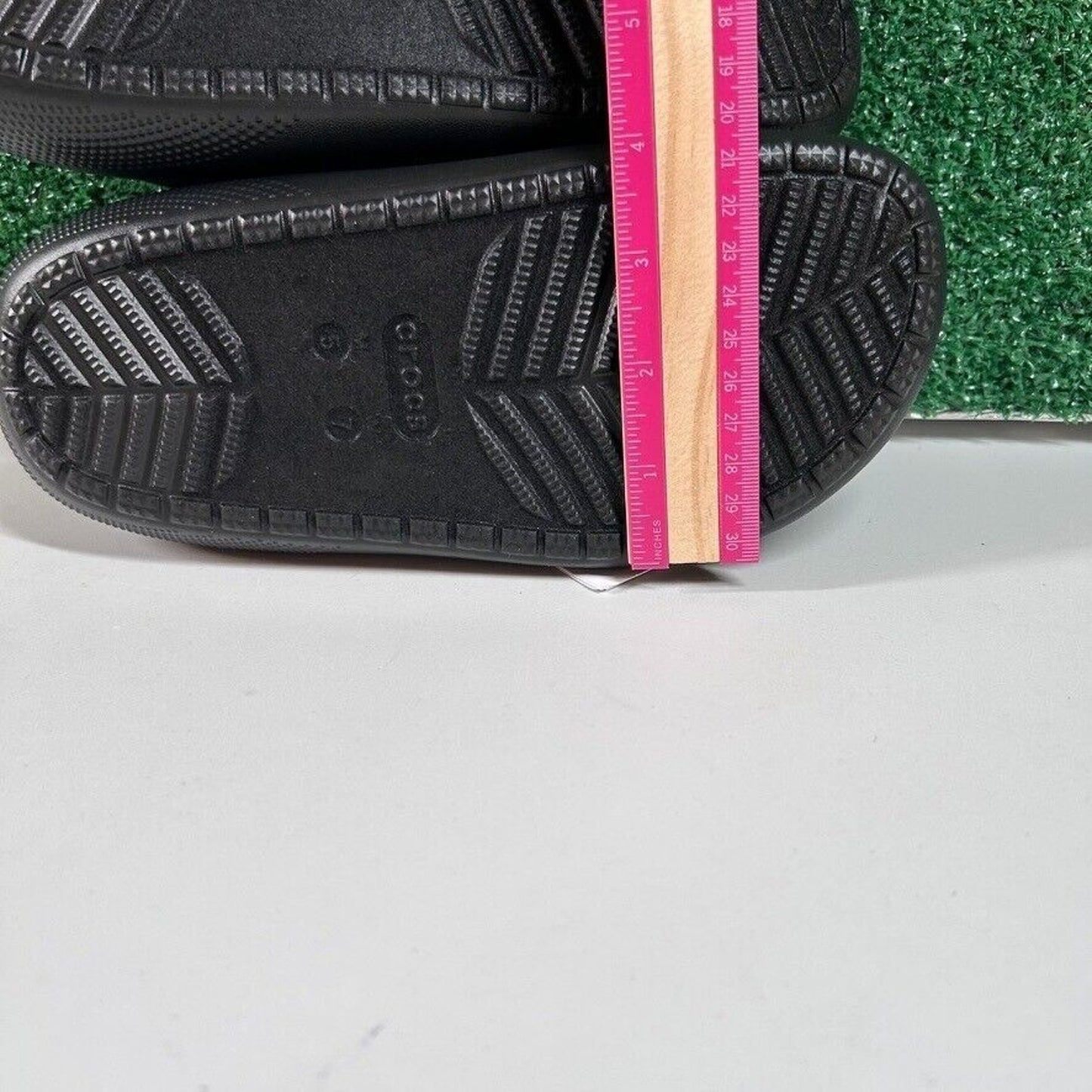 Crocs Classic Puff Mocs Black Slip On Casual Comfort Shoes Lined Womens 7 New