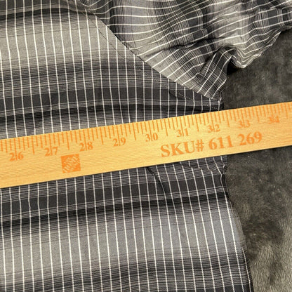 Tommy Bahama Shirt Mens 4XLB Gray Black Lazlo Ombre Stripe Button Up LS NEW $168