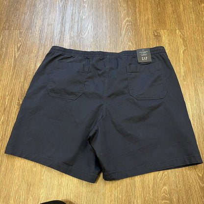 Gap Easy Essential Chino Shorts Mens XXL 2XL 42" Navy 8" Short Comfort NEW