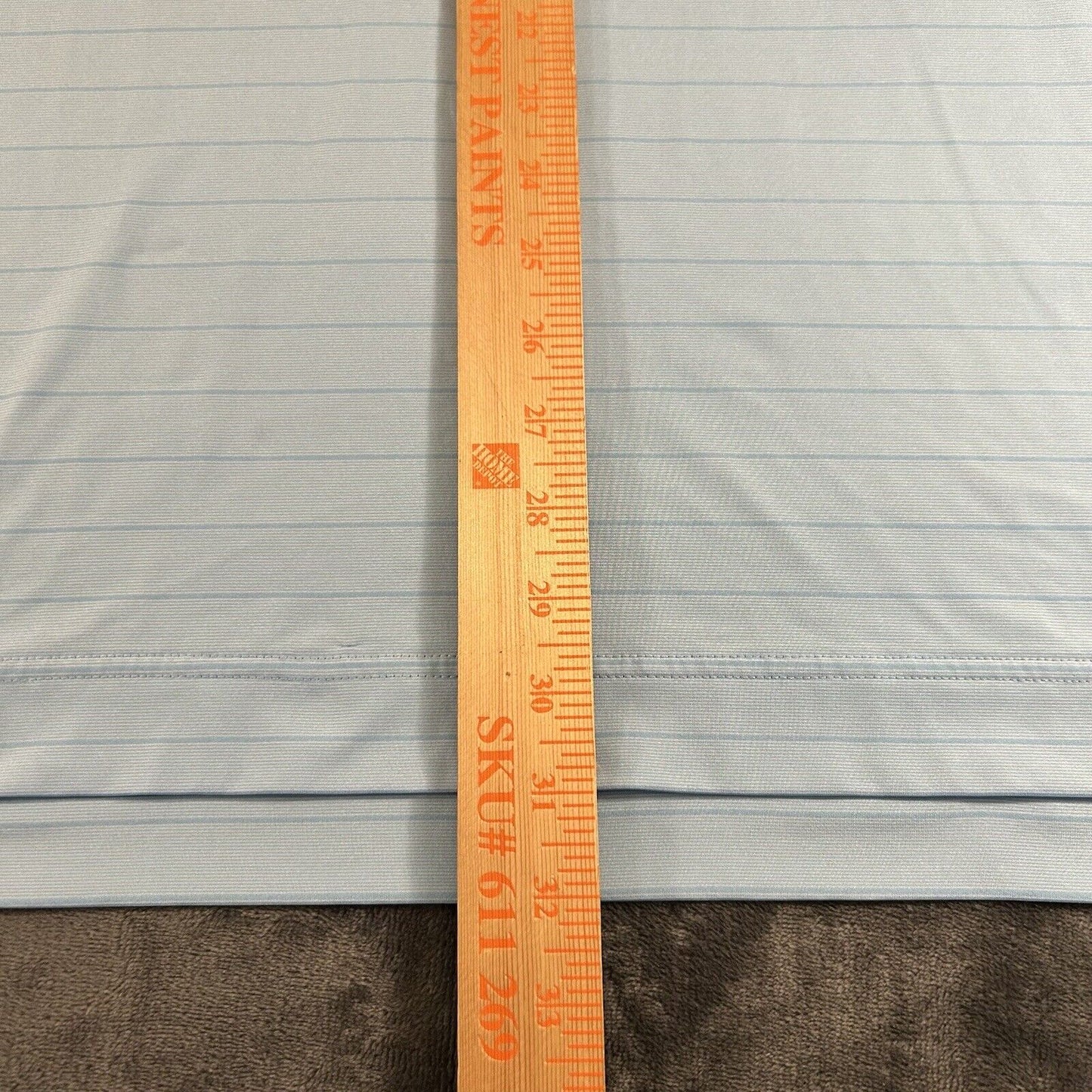 FootJoy Polo Shirt Mens Extra Large Blue Striped Golf Short Sleeve Casual Work