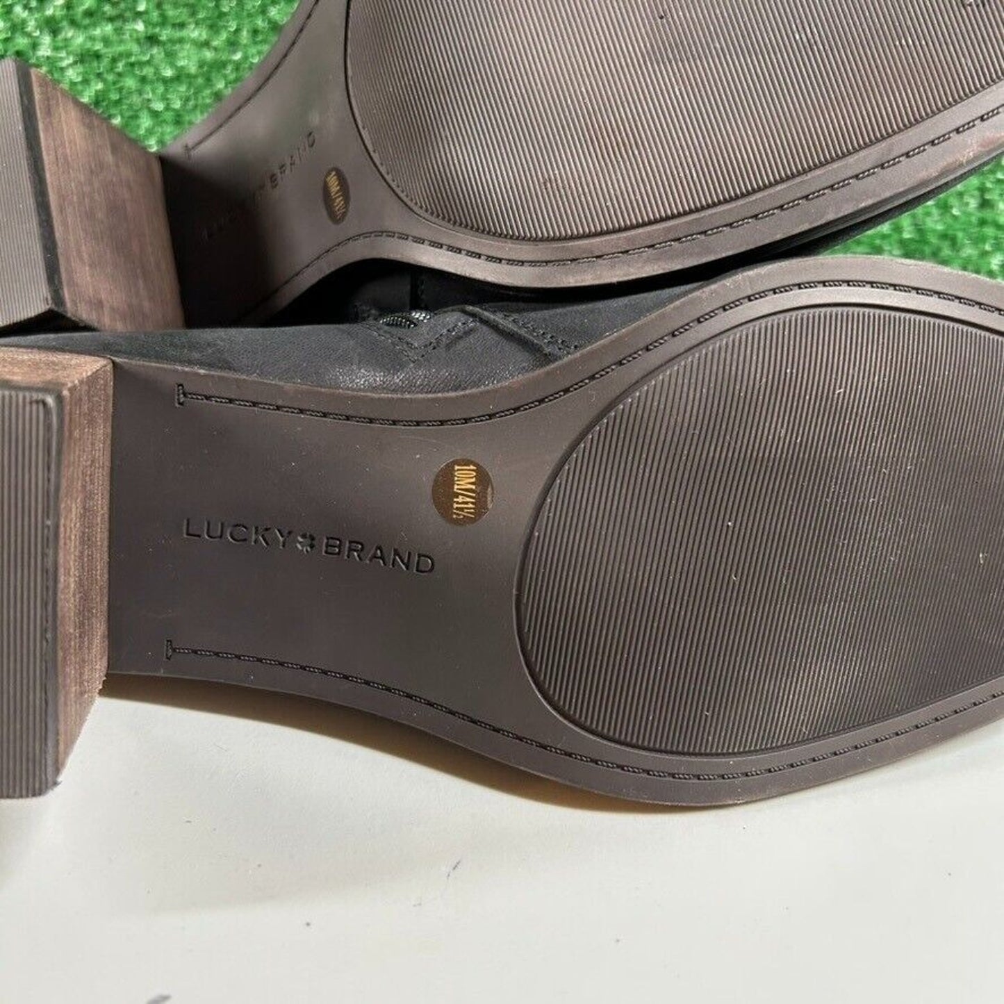 Lucky Brando Panally Ankle Booties Block Heel Casual Everyday Boots Womens 10 M