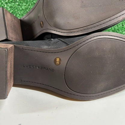 Lucky Brando Panally Ankle Booties Block Heel Casual Everyday Boots Womens 10 M