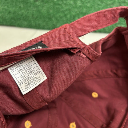 Minnesota Gophers Baseball Hat Cap Mens Strapback Maroon Gold Logo College