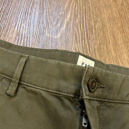 Gap Essential Khaki Chino Shorts Mens 40" Green Comfort Casual 9" Inseam NEW