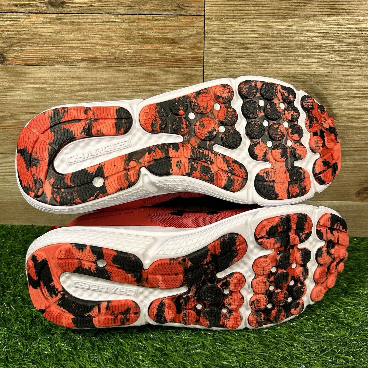 Under Armour Charged Assert 10 Mens Size 11 Red Shoes Sneaker Athletic NEW W/Box