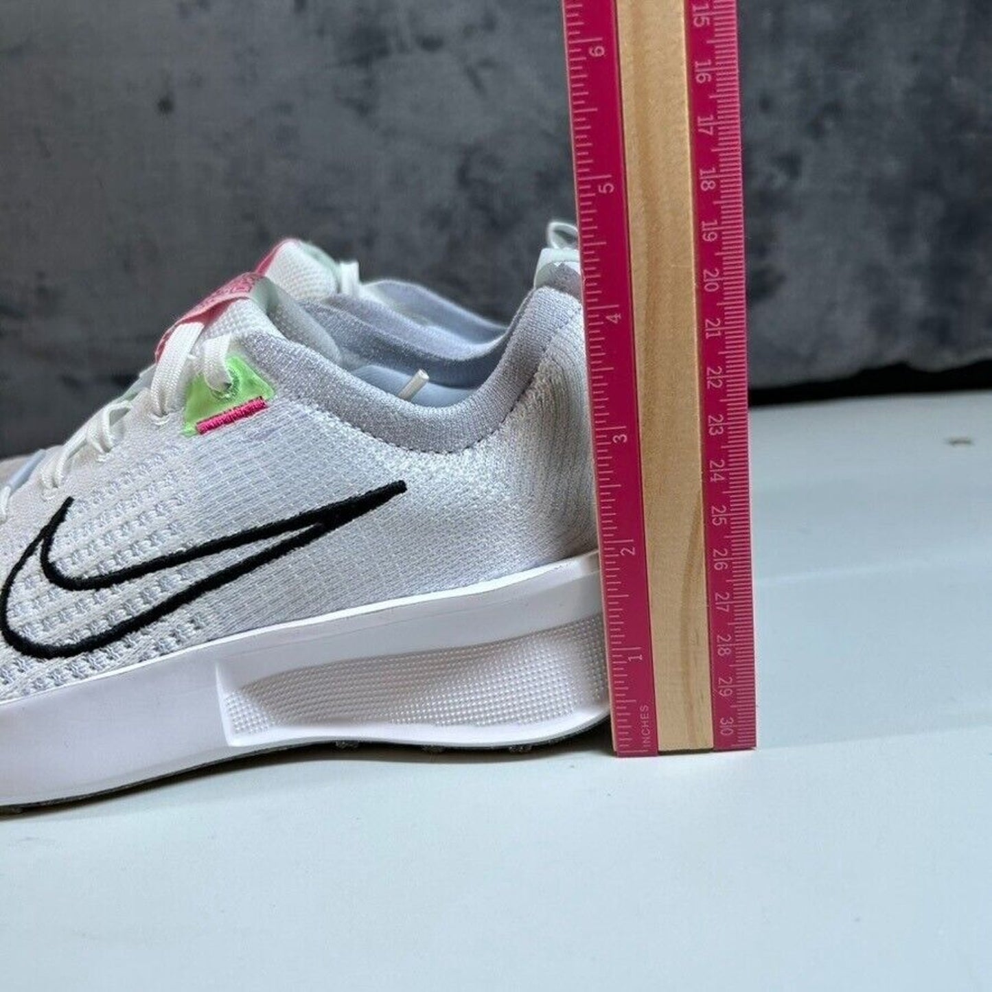 Nike Interact Run Running Shoes Lightweight Comfort Sneakers White Womens 6.5