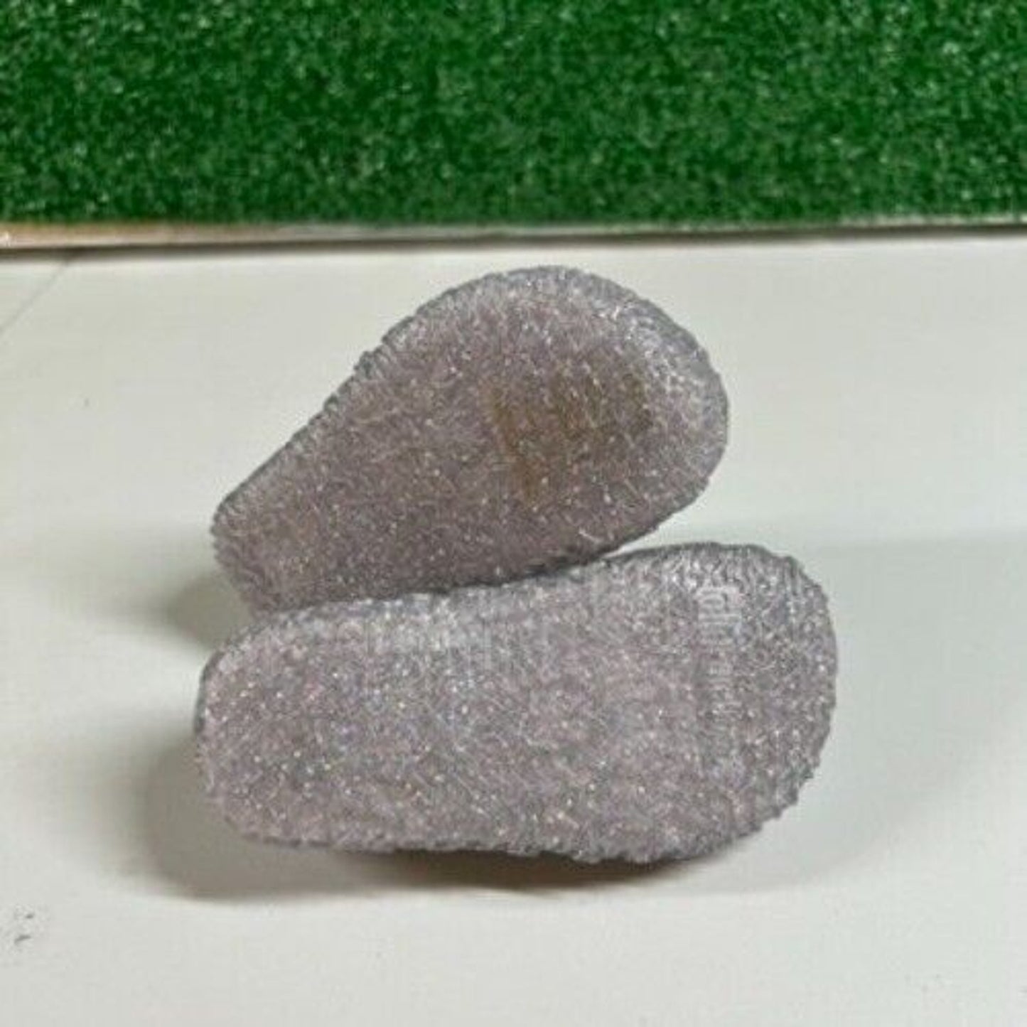 Mini Melissa Campana Glitter Jelly Shoes Silver Sparkle Clear Flats Toddler 6C