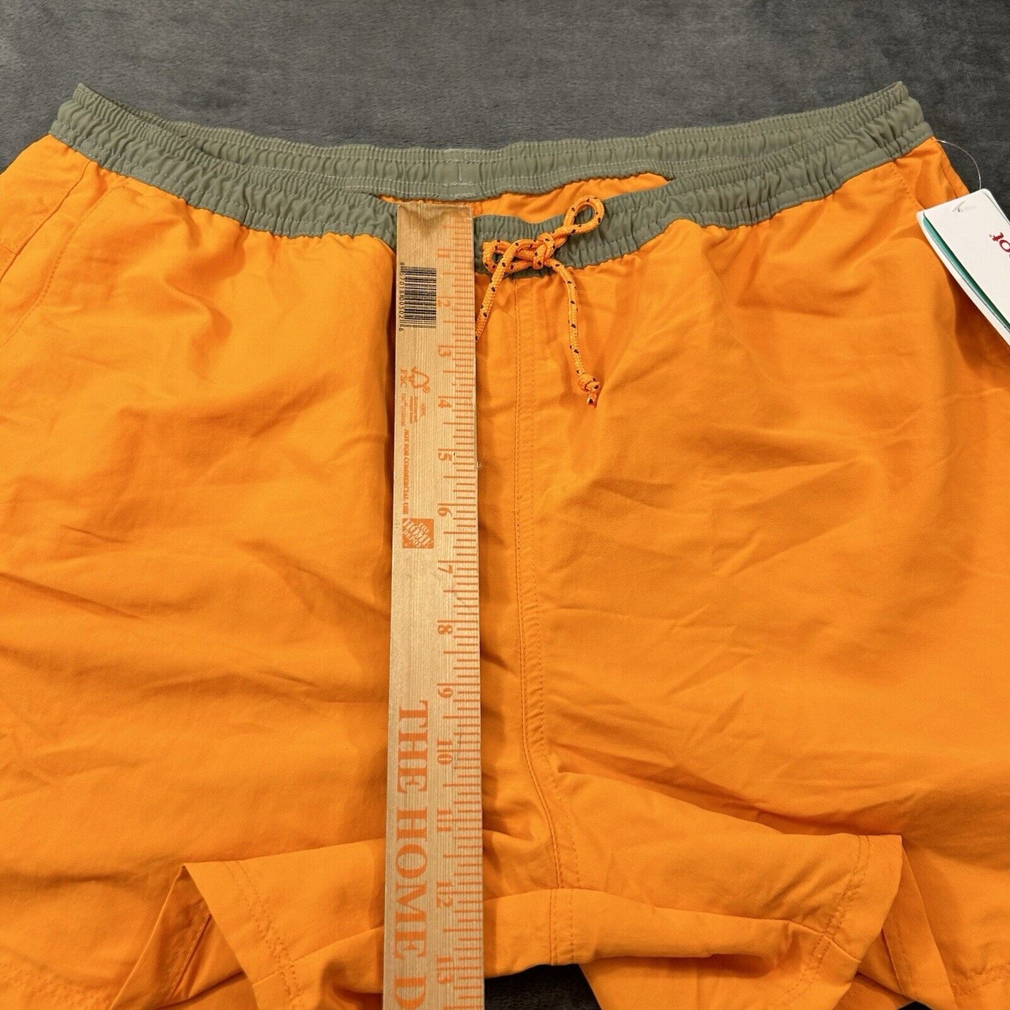 Marmot Juniper Springs Shorts Men Large 34" Orange Drawstring Swim 5" Inseam NEW