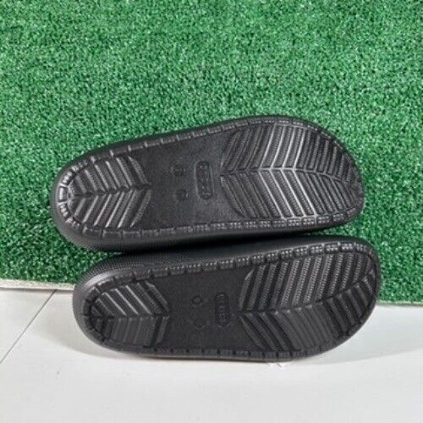 Crocs Classic Puff Moc Slip On Comfort Traction Mule Black Shoes Mens 9 Womes 11