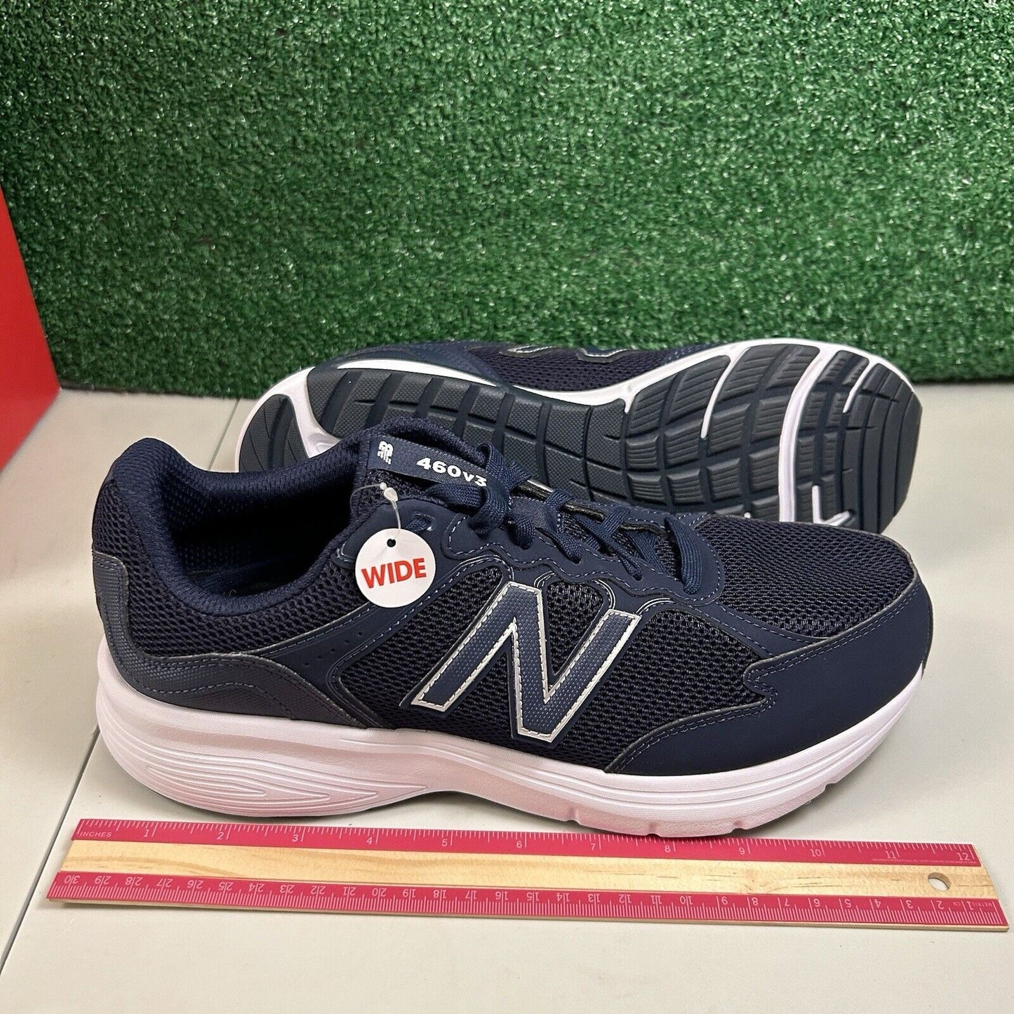 New Balance 460v3 Mens 11.5 4E Navy White Shoes Sneakers Athletic Walking NEW