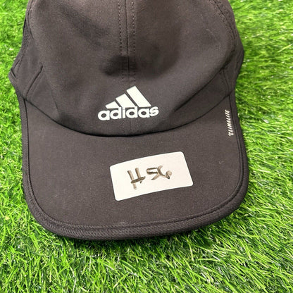 Adidas Aeroready Hat Cap Adult Black White Strapback Lightweight Athletic Run