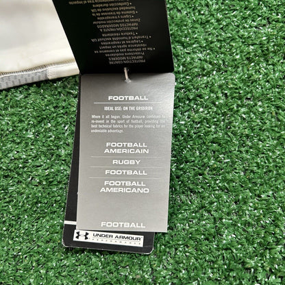 Under Armour MPZ2 Padded Shirt Mens Extra Large White Compression MSRP $75 New