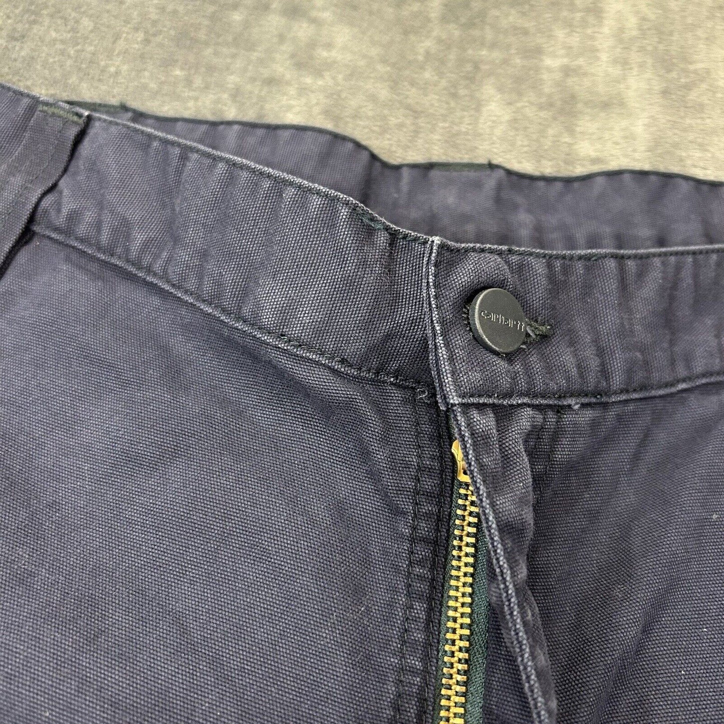 Carhartt Flame Resistant Pants Mens 40x30” Blue Chino Work Outdoor Side Pockets