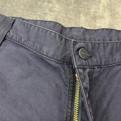 Carhartt Flame Resistant Pants Mens 40x30” Blue Chino Work Outdoor Side Pockets
