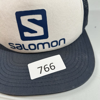 Salomon Snapback Hat Cap Blue White Trucker Running Yupoong Classics Adjustable