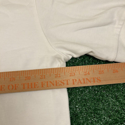 Polo Ralph Lauren Polo Shirt Mens Large White Navy Short Sleeve Golf Work Pony