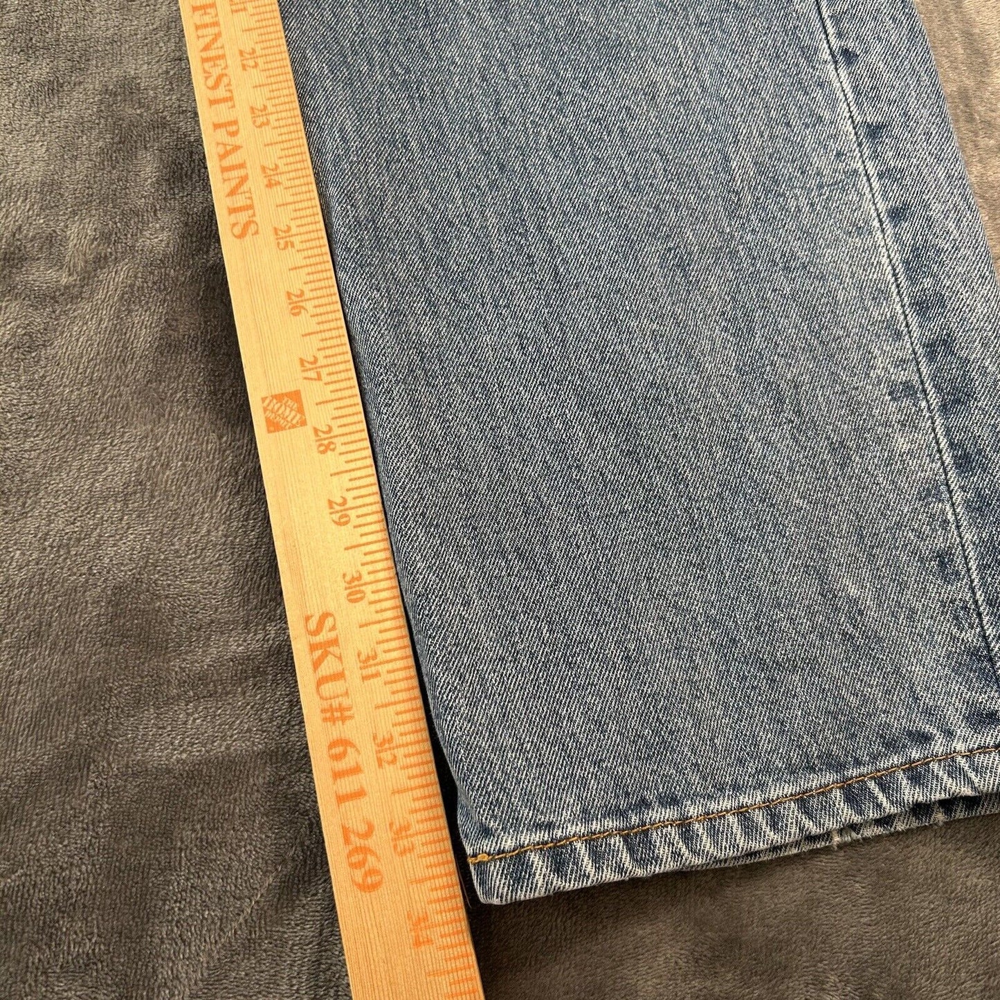 Levis 550 Jeans Mens 38x34" Blue Original Straight Leg Denim Pants Casual Work