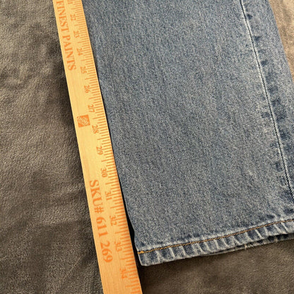 Levis 550 Jeans Mens 38x34" Blue Original Straight Leg Denim Pants Casual Work
