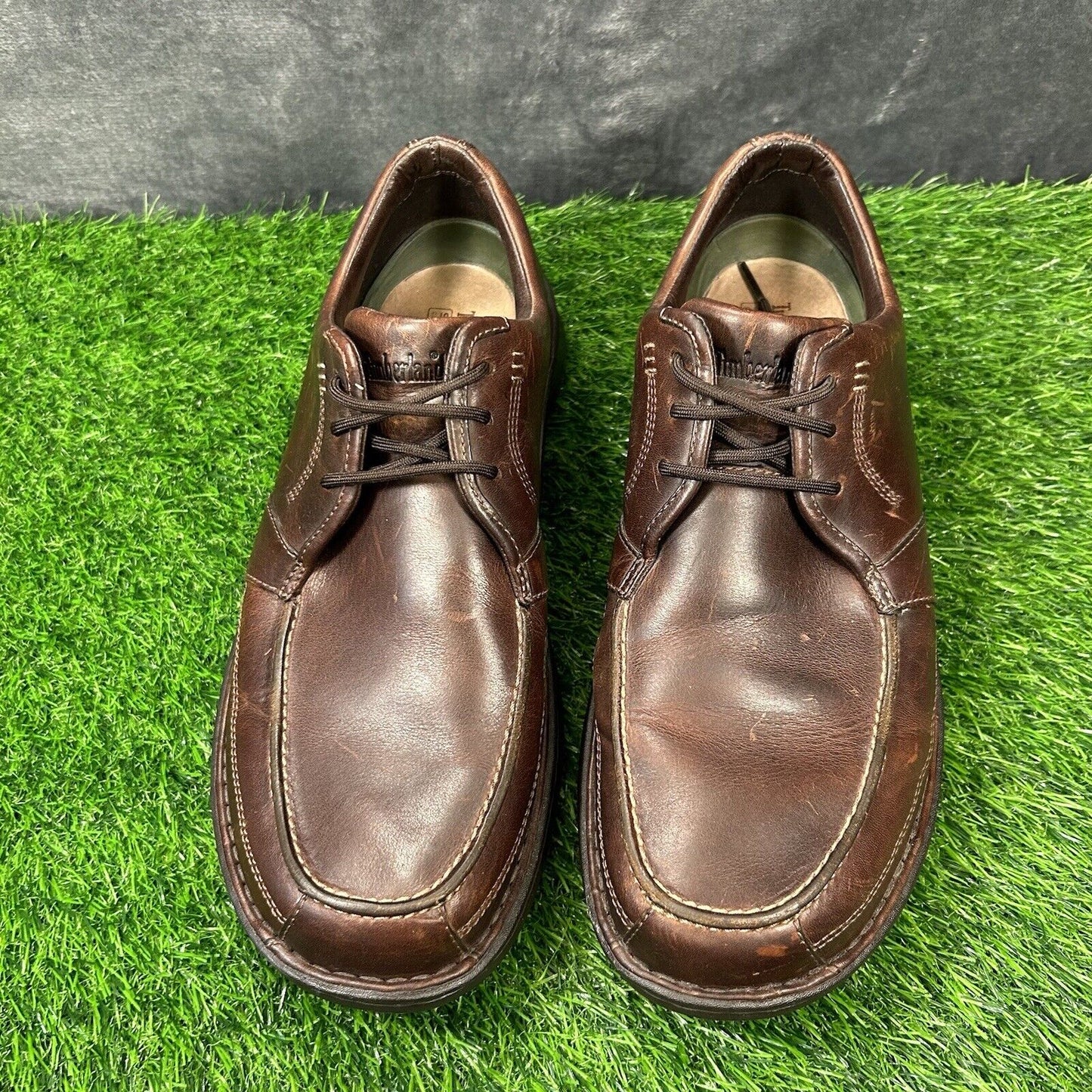 Timberland Smart Oxfords Mens 11 M Brown Dress Shoes LEather Lace Up Casual Work