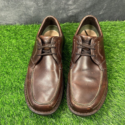 Timberland Smart Oxfords Mens 11 M Brown Dress Shoes LEather Lace Up Casual Work