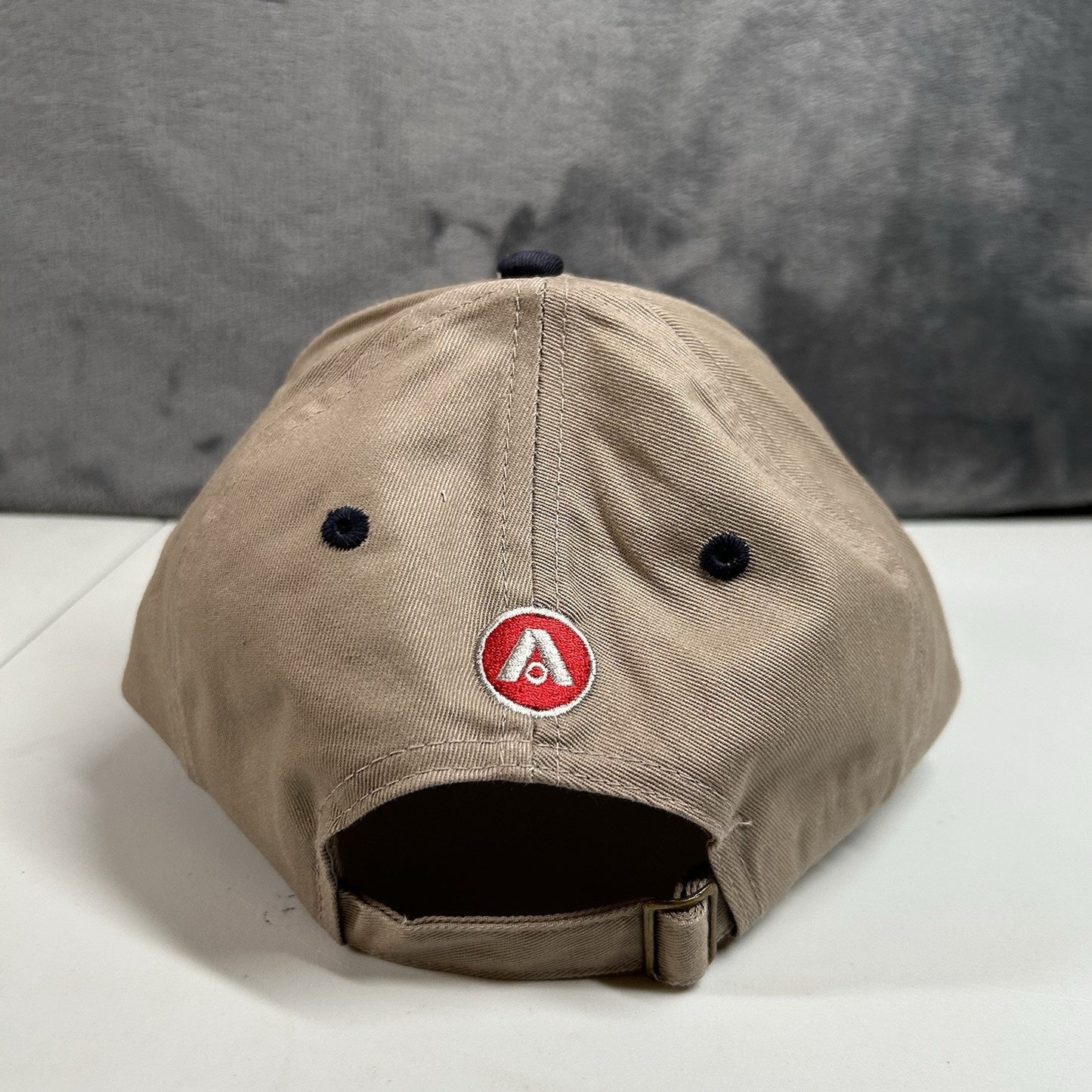 HD Supply Waterworks Baseball Hat Cap Mens Strap Back Brown Navy Adjustable New